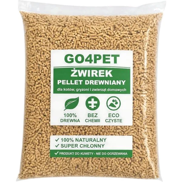 Żwirek drewniany GO4PET Premium 10 kg